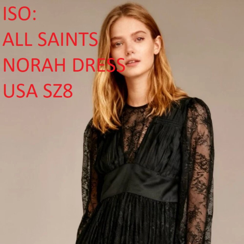 ISO: All saints Norah Dress USA SZ8